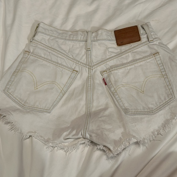 Levi’s Premium 501 High Waisted Shorts - Picture 3 of 7